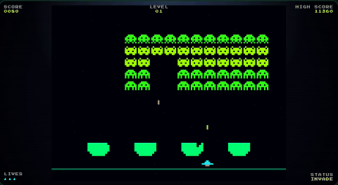 Space Invaders gameplay preview